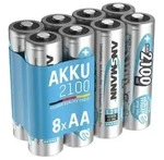 ANSMANN Akku AA 2100mAh Mignon NiMH 1,2V - 1000x wiederaufladbar (8 St&uuml;ck)