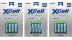 12x XCell Micro Akku Ni-MH 1,2V 1000mAh AAA im 4er Blister