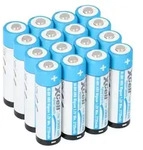 16x XCell Mignon AA Akku Ni-MH 1,2V 2900mAh - Schwarz