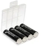 4x XCell Mignon Akku AA LSD Plus Ni-MH 1,2V 2550 mAh low self-discharge + Akkubox