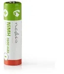 Nedis Wiederaufladbarer Ni-MH-Akku AA - 1.2 V DC - 2600 mAh - 4-Pack - Gr&uuml;n/Rot