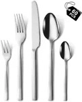 Besteckset 60-teilig f&uuml;r 12 Personen Edelstahl Hochglanzpoliert...