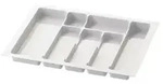 Sossai Besteckeinsatz Divio f&uuml;r Schubladen 60cm | 53 x 43 cm | Wei&szlig;...