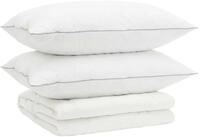 vidaXL G&auml;nsedaunen-Bettdecken-Set 90% FULDA 3 stk. 200 x 240 cm Sommer - Wei&szlig;