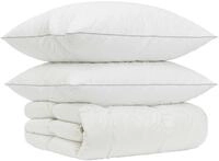 vidaXL G&auml;nsedaunen-Bettdecken-Set 90% FULDA 3 stk. 200 x 200 cm Wei&szlig; - Wei&szlig;