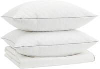 vidaXL G&auml;nsedaunen-Bettdecken-Set 90% FULDA 3 stk. 200 x 200 cm Sommer - Wei&szlig;