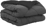 vidaXL Sommerdecke 200 x 135 cm Sommer 200 gsm Schwarz und Anthrazit - Schwarz