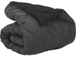 vidaXL Winterbettdecke 135 x 200 cm 450 g/m2 Schwarz und Anthrazit - Schwarz