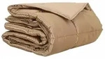 vidaXL Sommerdecke Gold 135 x 200 cm Satin und Mikrofaser - Gold