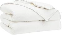 vidaXL Bettdecke FULDA 220 x 240 cm 4 Jahreszeiten 310 GSM Wei&szlig; - Wei&szlig;