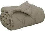 vidaXL Winterbettdecke 135 x 200 cm 450 g/m2 Hellgrau - Hellgrau
