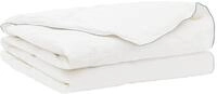 vidaXL Bettdecke FULDA 200 x 240 cm Sommer 100 GSM 90% G&auml;nsedaunen - Wei&szlig;
