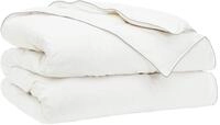 vidaXL Bettdecke FULDA 240 x 260 cm 4 Jahreszeiten 310 GSM Wei&szlig; - Wei&szlig;