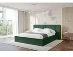 ALTDECOR Polsterbett mit Bettkasten - RIVO - 160x200 - Gr&uuml;n - Bett ohne Matratze,