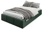 Muralo POLSTERBETT 120x200 cm Doppelbett ohne Kopfteil mit Bettkasten und