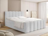 Boxspringbett mit Bettkasten &ndash; Polsterbett 200 x 200 cm mit H4