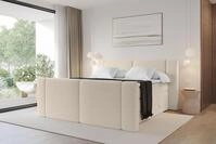 ALTDECOR Boxspringbett mit Fu&szlig;teil - H3/H4 Matratze und Topper - EVON-Z KING -