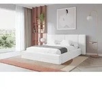ALTDECOR Polsterbett mit Bettkasten - TEVO - 140x200 - Wei&szlig; - Bett ohne Matratze,