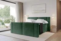 ALTDECOR Boxspringbett mit Fu&szlig;teil - H3/H4 Matratze und Topper - EVON-Z KING -