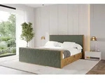 ALTDECOR Polsterbett mit Bettkasten - ENZO10-Z - 160x200 - Olivgr&uuml;n - Bett mit