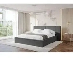 ALTDECOR Polsterbett mit Bettkasten - RIVO - 160x200 - Grau - Bett ohne Matratze,