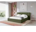 ALTDECOR Polsterbett mit Bettkasten - TEVO - 120x200 - Gr&uuml;n - Bett ohne Matratze,