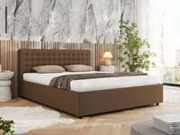 MKS MEBLE Polsterbett Doppelbett PAVO CLASSIC Bett mit Stauraum...