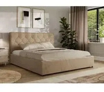 MKS MEBLE LARINO CLASSIC Polsterbett 140x200 mit Bettkasten & Stauraum, inkl.