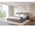 ALTDECOR Polsterbett mit Bettkasten - RIVO - 160x200 - Braun - Bett ohne Matratze,