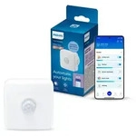 Philips Smarter Bewegungsmelder mit Batterien, Einzelpackung, Wei&szlig;, Kunststoff,