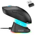 Akuma Otaku M06 WL Kabellose Gaming-Maus &ndash; 2,4 GHz + Bluetooth 5.0, hochpr&auml;ziser