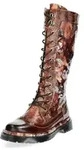 Laura Vita Damen Stiefel Fl&uuml;gelkappe Blumenmuster Ornamente INCASO 50,...