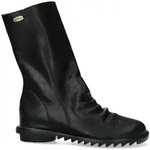 Laura Vita Damen Stiefelette slouchy Leder Boot geraffter Halbschaft Cyrielle 10,
