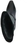 Caprice Damen Lederstiefel elegant mit Blockabsatz und Schnalle 9-25318-47,