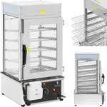 Kn&ouml;deldampfgarer 5 Roste 30-110C 37 l 1250 W - Silber