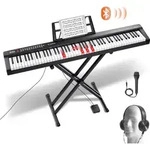 VEVOR Digitales Klavier mit 88 Tasten, halbgewichtete Tasten, elektrisches...