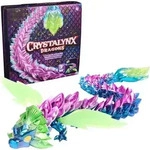 CrystaLynx Spectris, 60cm beweglicher Drache, Sammelfigur in Sammelbox, Fidget...