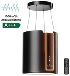 KB ELEMENTS Inselhaube, Dunstabzugshaube Inselhaube, 1000 m3/h, Fernbedienung,...