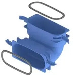 Kermi x-well Bogen 90 Grad vertikal 132x52 mm