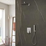 Kronenbach Quara 3.0 Duschsystem Unterputz, Einhebelmischer mit Umsteller,...