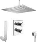PaulGurkes Dusch Set 40cm Unterputz Regendusche mit Thermostat