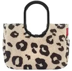 Reisenthel loopshopper L, Beige, Schwarz, Polyester, Stoffbeutel, Muster, 25 l, 460