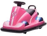AIYAPLAY 6V Kinder Autoscooter Kinder Elektroauto mit 2 Motor Hupe LED Musik