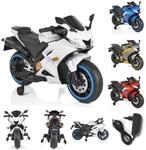 Moni Kinder Elektromotorrad Motocross MP3-Funktion Bluetooth St&uuml;tzr&auml;der Lichter