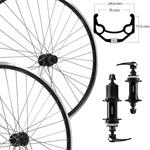 Roland Radsatz 26" Disc Centerlock schwarz SE ZAC 19 Aluminium QC400 schwarz...