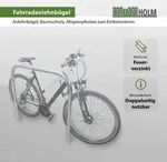 Fahrradanlehnb&uuml;gel 115 x 99 cm Stahl feuerverzinkt &Oslash; 49 mm Einbetonieren