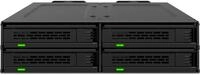 Icy Dock MB324V4P-B, SSD-Geh&auml;use, 2.5", U.2, Schwarz
