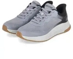 Skechers Herren Slip-Ins Sneaker BOBS SQUAD 4 Grau Textil & Synthetik Gr&ouml;&szlig;e: 39 -