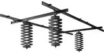 Walimex pro Deckenschienensystem 4 x 2,6 m Komplettset mit Schienen, 8...