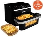 TESLA AirCook DualHeat QD575 XXL - multifunktionale digitale Hei&szlig;luftfritteuse mit